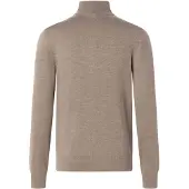 JOOP! Gebreid vest 'Davis' beige gemêleerd