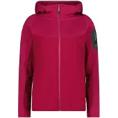CMP - Women's Jacket Fix Hood 36G1226 - Fleecevest 36, roze/rood