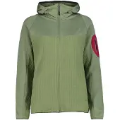 CMP - Women's Jacket Fix Hood 36G1226 - Fleecevest 40, olijfgroen