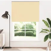 vidaXL Rolgordijn verduisterend 160x210 cm stofbreedte 156,6 cm beige