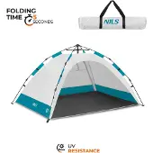 NILS Automatische tent - - NC4802 - automatische montage - UV-bescherming - grondzeil inbegrepen
