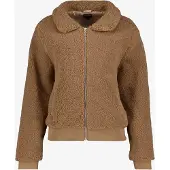 TwoDay dames teddy bomber jas bruin maat XS