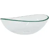 vidaXL Wasbak 54,5x35x15,5 cm gehard glas transparant