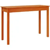 vidaXL Wandkast 110x40x75 cm massief grenenhout wasbruin