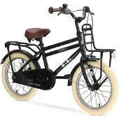 Deryan Cooper Kinderfiets 16 inch - Verstelbaar Stuur en Zadel - Zwart