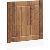 vidaXL Vaatwasserfront Lucca, look van oud hout, houtvezel