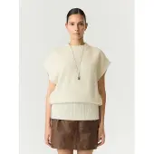 Y.A.S Yasesli Wolmix Gebreid Gilet L EU dames