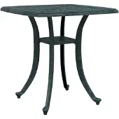 vidaXL Tuintafel, groen, 53x53x53 cm, aluminium