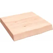 vidaXL Wandschap 40x40x(2-6) cm onbehandeld massief eikenhout