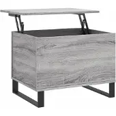 vidaXL Salontafel grijs Sonoma, 60x44,5x45 cm, houtvezel