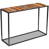 vidaXL Wandtafel 110x35x76 cm massief gerecycled hout