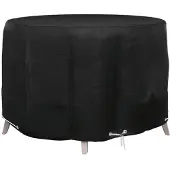 vidaXL Tuinmeubelhoes met 6 oogjes rond Ø 125x75 cm