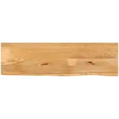 vidaXL Tafelblad met natuurlijke rand 120x30x3,8 cm massief mangohout