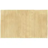 vidaXL Vloerkleed rechthoekig 60x100 cm bamboe lichtnaturel