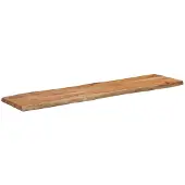 vidaXL Tafelblad rechthoekig natuurlijke rand 160x40x2,5 cm acaciahout