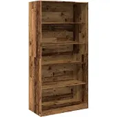 vidaXL Kledingkast 100x50x200 cm bewerkt hout oud hout