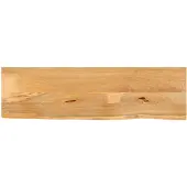 vidaXL Tafelblad met natuurlijke rand 110x20x2,5 cm massief mangohout