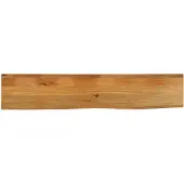 vidaXL Tafelblad met natuurlijke rand 180x30x2,5 cm massief mangohout