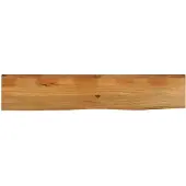 vidaXL Tafelblad met natuurlijke rand 140x30x2,5 cm massief mangohout