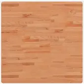 vidaXL Tafelblad vierkant 80x80x1,5 cm massief beukenhout