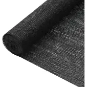 vidaXL Privacynet 75 g/m² 3,6x50 m HDPE zwart