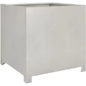 vidaXL Plantenbak 50x50x50 cm roestvrij staal