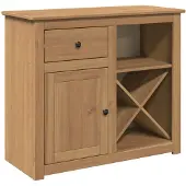 vidaXL Dressoir met laden, model PANAMA, 93x40x80 cm, massief grenenhout