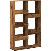 vidaXL Kamerscherm 100x33x155,5 cm bewerkt hout oud houtkleurig