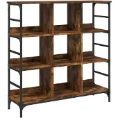 DKD Home Decor Dressoir 102x32x103,5 cm bewerkt hout gerookt eikenkleurig