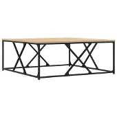 vidaXL Salontafel Sonoma-eik, 100x100x40 cm, houtvezel