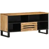 vidaXL Tv-meubel 100x34x46 cm massief ruw mangohout