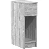 Super Merchant Nachtkastje met lade 20x36x60 cm grijs sonoma eikenkleurig