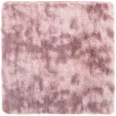 vidaXL Hoogpolig vloerkleed NAVARRA 160x160 cm polyester stoffig roze