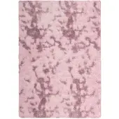 vidaXL Hoogpolig vloerkleed NAVARRA 120x170 cm polyester stoffig roze