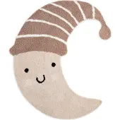 Babys Only vloerkleed Moon Heaven Clay/Warm Linen - 100% polyester - 109 x 90 cm