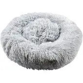 The Concept Factory Kussen voor huisdieren - - Donutvorm - Grijs - 50 cm