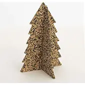 Liga - Dash Kerstboom 20 cm - Kurk - Beige -