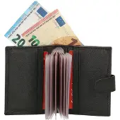 Double-D FH-serie Creditcard etui - Zwart