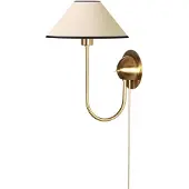 Globen Lighting Iris wandlamp Creme-noir