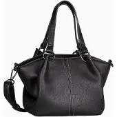 Gabor handtas schoudertas Marcelina Zip Shopper Black zwart