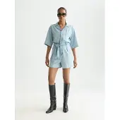 Scotch & Soda Lightweight denim playsuit