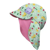 Bambino Mio Baby UV-zonnehoedje UPF 40+ omkeerbaar met nekbescherming – Juicy Fruit motief