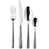 HEMA Bestekset Copenhagen rvs gehamerd 16-delig (zilver)