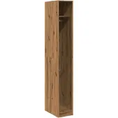 vidaXL Kledingkast 30x50x200 cm bewerkt hout artisanaal eikenkleur
