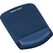 Fellowes Muismat met polssteun Plush Touch Blauw
