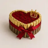 Merci Royal Love Box – Rode Rozen en Chocolade