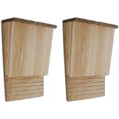 vidaXL Vleermuizenkasten 2 st 22x12x34 cm