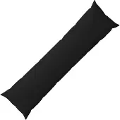 vidaXL Kussensloop HEERLEN Zwart 40 x 145 cm Stof