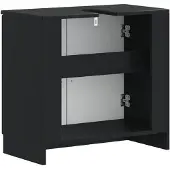 vidaXL Wastafelmeubel UTRECHT, zwart, 59,5 x 31,5 x 59 cm