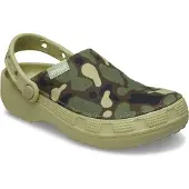 Crocs Klomp Unisex Classic Crafted Camo Clog Tac Green-Schoenmaat 48 - 49